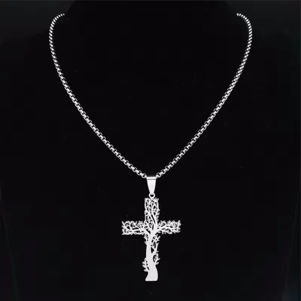 Chaîne Croix Arborescente en Acier (expo 2) Chaîne Croix Arborescente en Acier (expo).