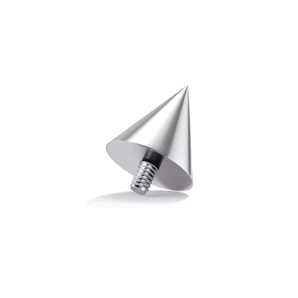 Embout Piercing Spike Pas de Vis 0.9mm en Titane.