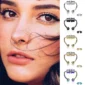 Faux Piercing Septum Magnétique Fer à Cheval en Acier 316L.