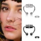 Faux Piercing Septum Magnétique Fer à Cheval en Acier Inoxydable.