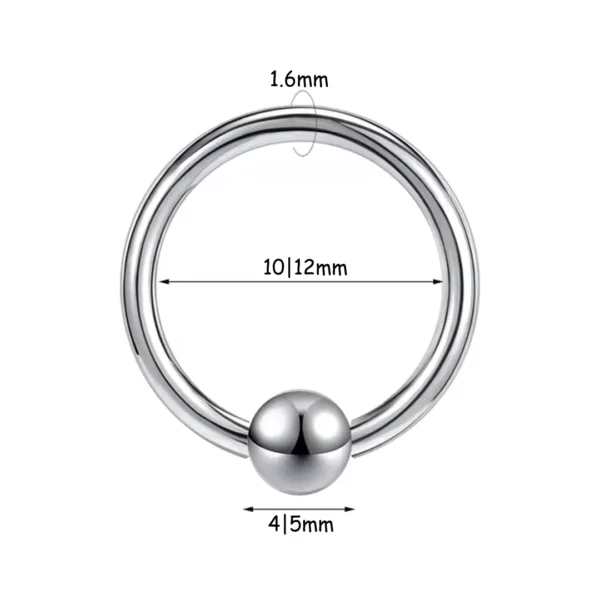 Piercing Anneau CBR en Acier Chirurgical (variantes 1.6mm) Piercing Anneau CBR en Acier Chirurgical (variantes 1.6mm).