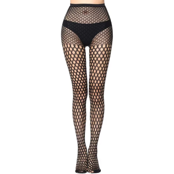 Collants Résille Ajourée aux Larges Mailles Polyester Spandex Collants Résille Ajourée aux Larges Mailles Polyester Spandex.