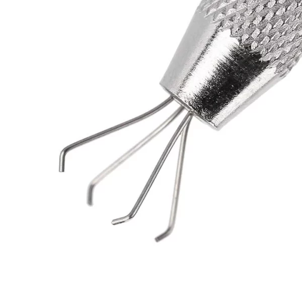 Pince 4 Griffes en Acier Inoxydable pour Pose de Piercing Pince 4 Griffes en Acier Inoxydable pour Pose de Piercing.