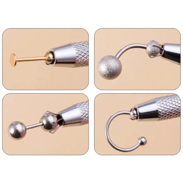 Utilisation de la Pince de Préhension 4 Griffes pour Piercing Utilisation de la Pince de Préhension 4 Griffes pour Piercing.