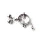 Faux Piercing Téton à 4 Vis de Serrage avec Clochettes.