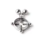 Faux Piercing Téton en Acier Chirurgical 316L - Réglable avec 2 Clochettes.