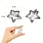 Barrettes Étoile Cheveux Filles Femmes (dimensions).