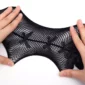 Collant Résille Extensible en Nylon à Nœuds Ruban en Satin.