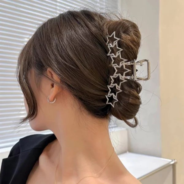 Grande Pince à Cheveux Étoiles Accessoire Coiffure Grande Pince à Cheveux Étoiles Accessoire Coiffure.