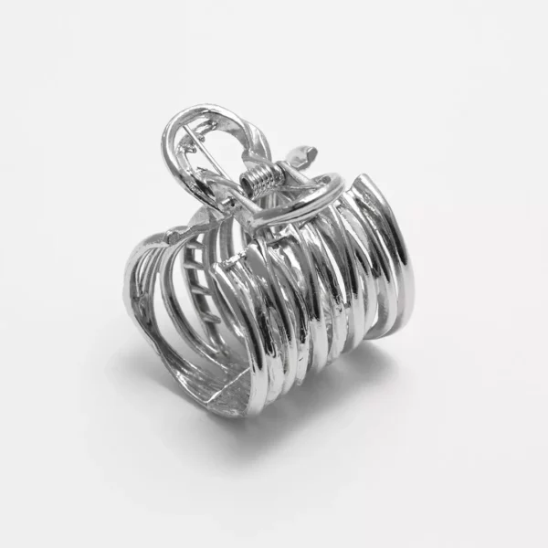 Pince Crabe Spiralée en Métal Chignon & Queue de Cheval Pince Crabe Spiralée en Métal Chignon & Queue de Cheval.