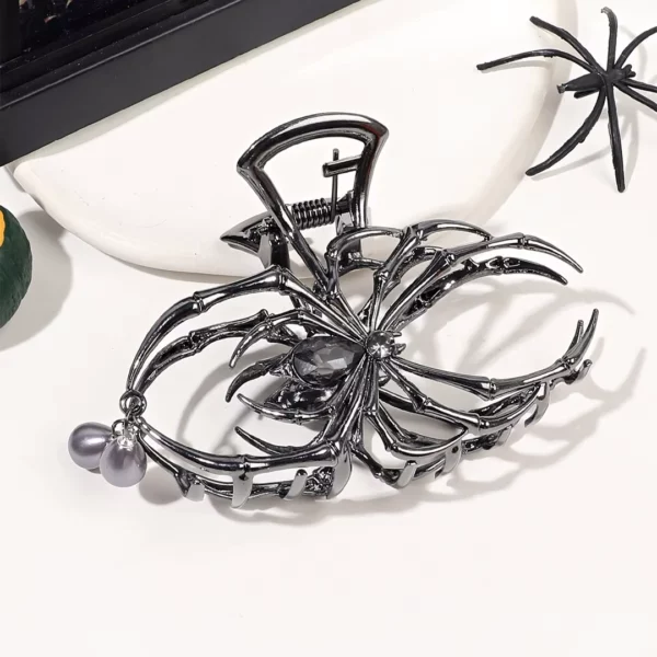 Pince à Cheveux Araignée Noire Pince à Cheveux Araignée Noire.