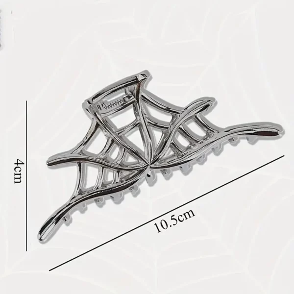 Pince à Cheveux Toile d'Araignée en Acier (dimensions) Pince à Cheveux Toile d'Araignée en Acier (dimensions).