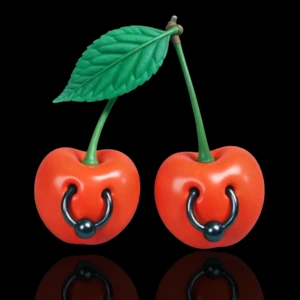 Anneau de piercing téton.