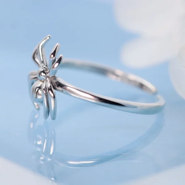 Bague Ouverte Araignée en Argent 925 Bague Ouverte Araignée en Argent 925.