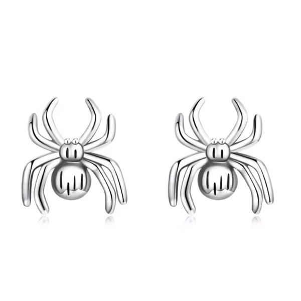 Clous d’Oreilles Araignée en Argent 925 Sterling.