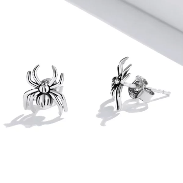 Clous d’Oreilles Araignée en Argent 925 Sterling Fermoir Papillon Clous d’Oreilles Araignée en Argent 925 Sterling Fermoir Papillon.