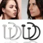 Faux Piercing Narine Anneau Ouvert en D.