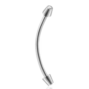 Piercing Banane Spikes Sertis pour Snake Eyes & Lobe Horizontal.