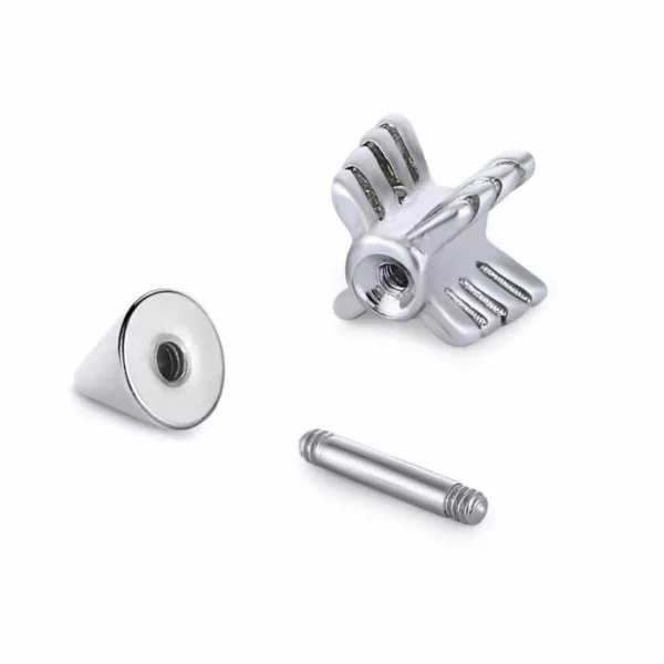 Piercing Flèche en Acier barbell 1.2×6 mm à filetage externe pour Lobe, Tragus, Hélix Piercing Flèche en Acier barbell 1.2×6 mm à filetage externe pour Lobe, Tragus, Hélix.