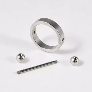 Piercing Téton Anneau Structurant avec Barbell en Acier Chirurgical 316L.