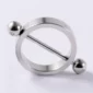 Piercing Téton Bouclier Anneau en Acier Chirurgical 316L.