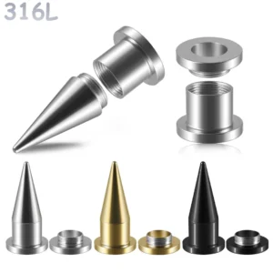 Kit Stretching Oreille 2-en-1 Taper & Tunnel - Acier 316L.