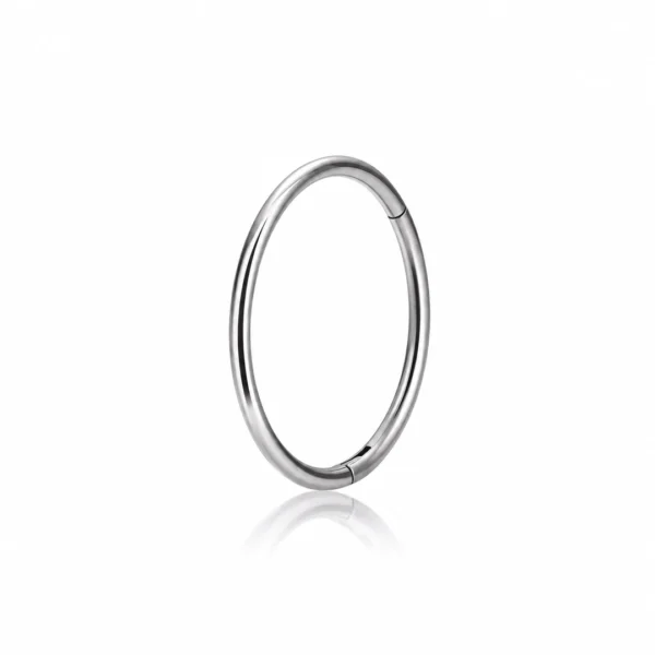 Piercing Narine Anneau Clicker 20G en Titane ASTM-F136 Gris Argenté Piercing Narine Anneau Clicker 20G en Titane ASTM-F136 Gris Argenté.