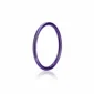 Piercing Narine Anneau Clicker 20G en Titane ASTM-F136 Violet Anodisé.