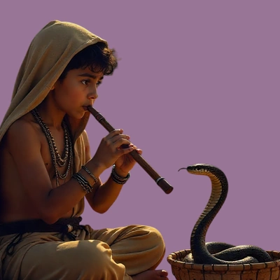 Charmeur de serpent.