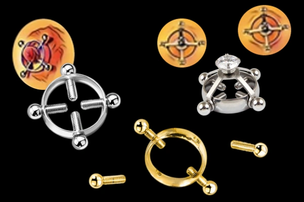 Faux Piercings Téton.