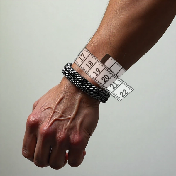 Guide des tailles pour bracelets homme et femme.