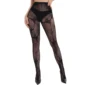 Collants Résille Noirs à Motif Fantômes - Halloween