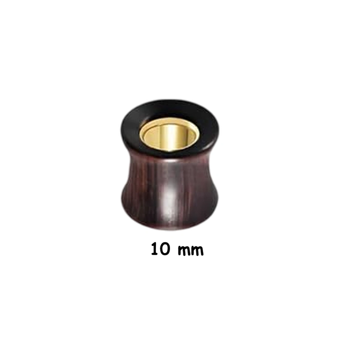 Écarteur D'Oreille En Pierre Œil De Tigre - 2 Pièces, Diamètre 25 Mm (00G) - Bijou Fantaisie Unisexe, Avec Pochette Cadeau