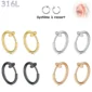 Faux Piercing Anneau Oreille Sans Perçage Épaisseur 1,6 mm.