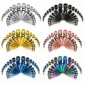 Kit Stretching Oreille Acier 316L Tapers & Tunnels 1,6-10mm 6 Couleurs.