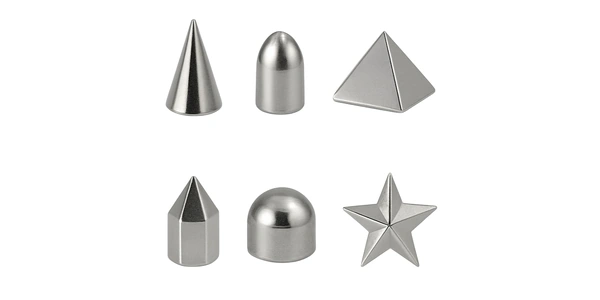 Les Principaux Types de Pointes & Clous Décoratifs.