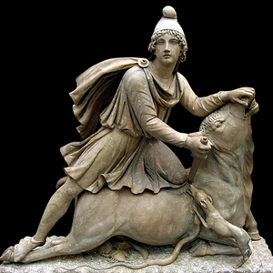 Mithra tuant le taureau - Maßtrise du chaos intérieur.