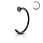 Piercing Narine Anneau Fin 0,8 mm (variante acier noir PVD).