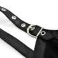 Soutien-Gorge Gothique Noir Ajustable avec Laçage Similicuir.