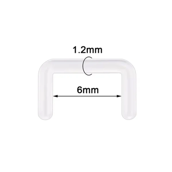 Retainer Septum Bioflex® Transparent - 1,2 mm Retainer Septum Bioflex® Transparent - 1,2 mm.