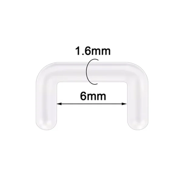 Retainer Septum Bioflex® Transparent - 1,6 mm Retainer Septum Bioflex® Transparent - 1,6 mm