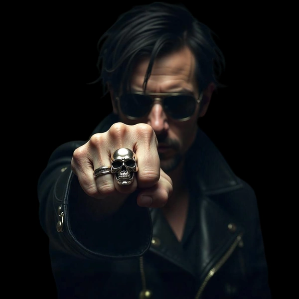 Bagues Tête de Mort - Gothiques & Espiègles.