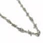 Collier Choker en Fil de Fer Barbelé 39-44 cm.