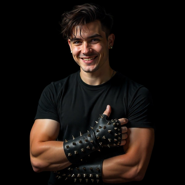 Gants & Mitaines Gothiques - Cuir, Résille & Dentelle.