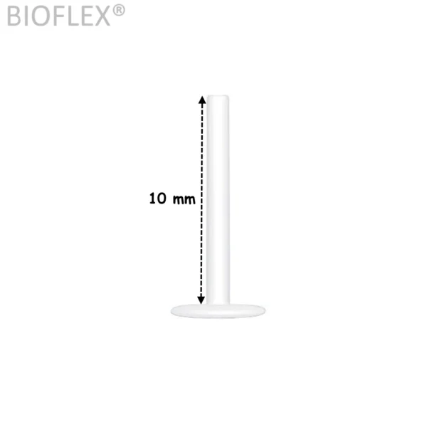 Piercing Labret de Remplacement Bioflex® Threadless 10 mm Piercing Labret de Remplacement Bioflex® Threadless 10 mm