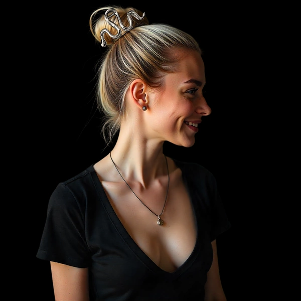 Pinces à Cheveux Gothiques & Symboliques.