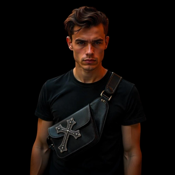 Sacs Holster Gothiques - Cuir Noir & Attitude Radicale.