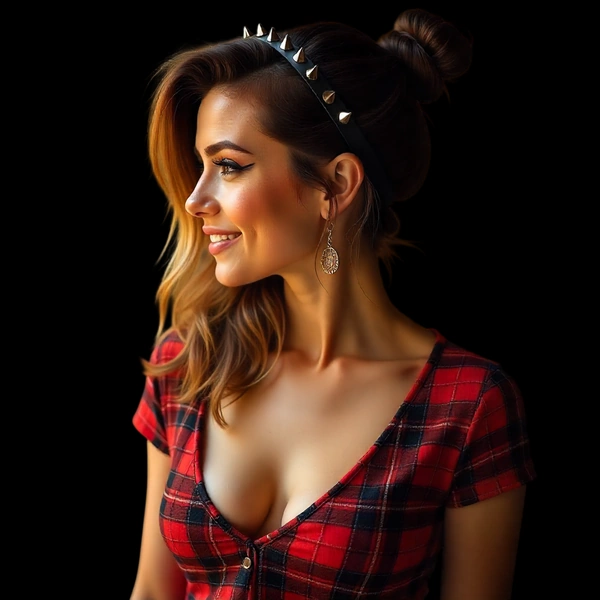 Serre-Têtes Cloutés - Style Gothique & Punk.