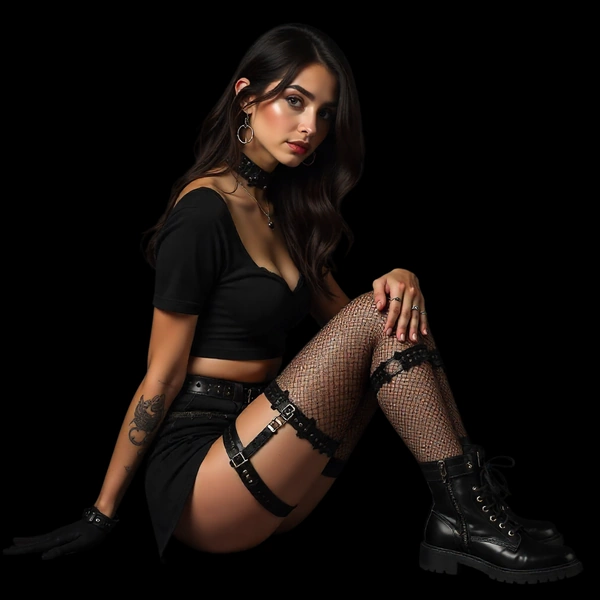 Jarretières avec Clips pour Bas.