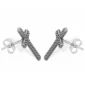 Boucles d’Oreilles Croix Gothique Ornementale en Acier Chirurgical 316L.